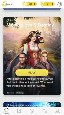 Stories Love and Choices android App screenshot 2